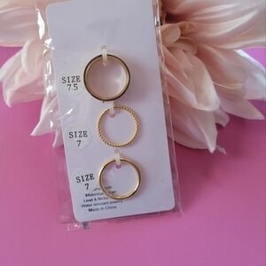 Adornia Ring Set Gold